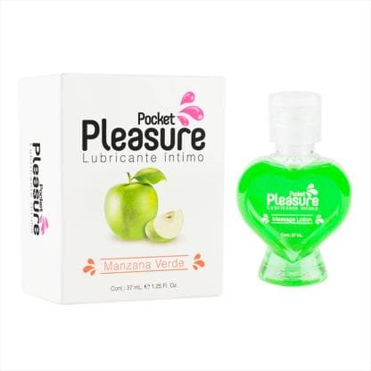 LUBRICANTE CALIENTE POCKET SABOR A MANZANA VERDE X37 ML — referencia S64