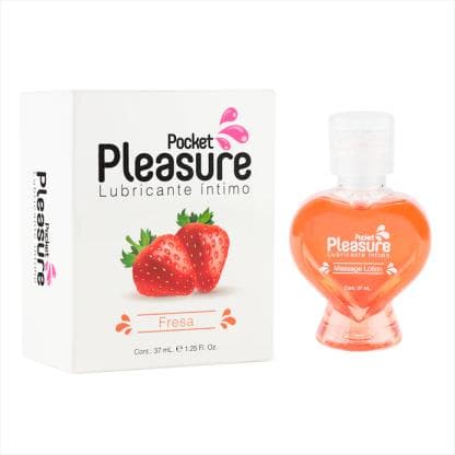LUBRICANTE CALIENTE POCKET SABOR A FRESA X37 ML — referencia S65